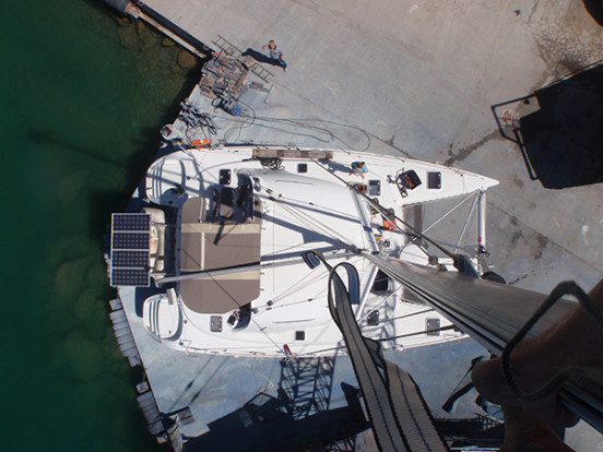 From above