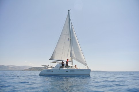 Bay Dreamer outside Split in Croatia