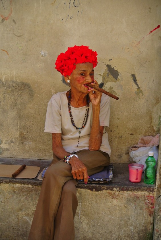 Awesome lady in awesome Cuba